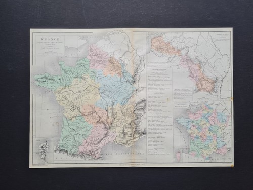 Antica mappa 1882 - ,