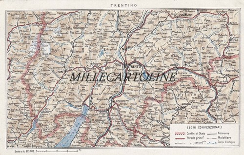 Trentino cartolina con - trentino:,