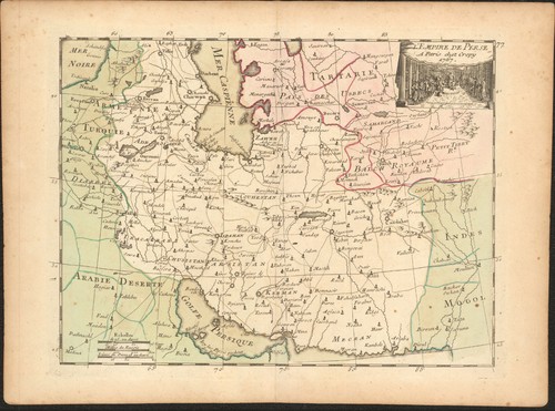 1767 impero persiano mappa - 1767,