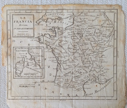 1807 antica mappa - antica,