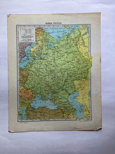 Cartina geografica vintage - cartina,