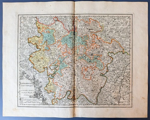 1718 mappa weigel - 1718,