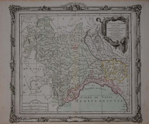 Originale antico una mappa - originale,