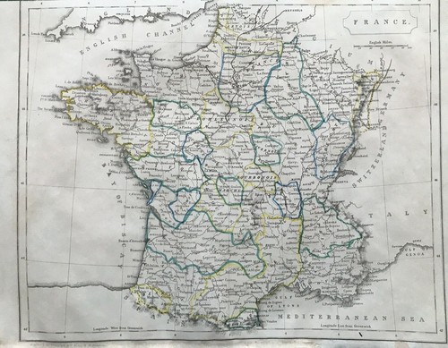 Mappa antica 1842 - ;, di