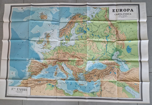 Cartina fisica europa scuola - europa,