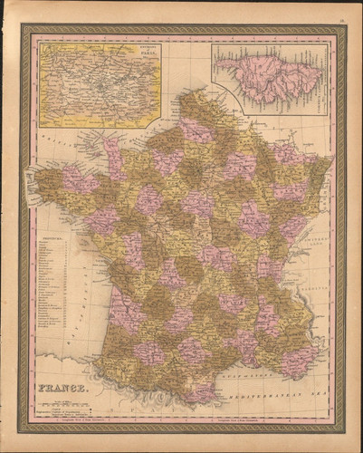 1849 francia parigi corsica - francia, e