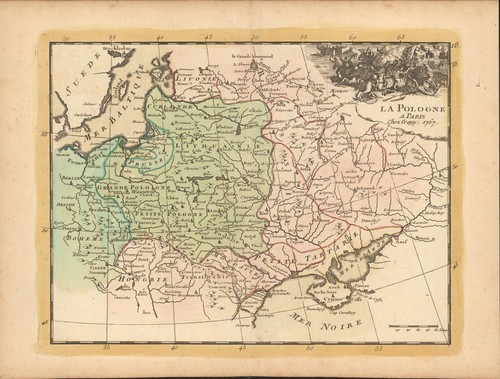 1767 kingdome polonia mappa - kingdome, di