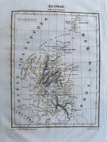 Mappa antica 1825 - :, Écosse