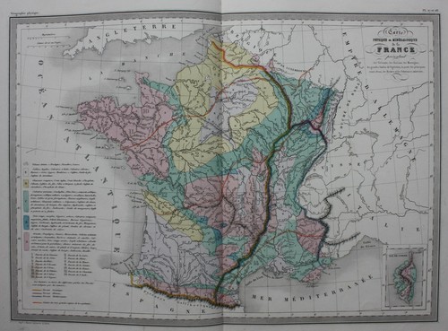 Francia fisico mineralogico - francia,, fisico,