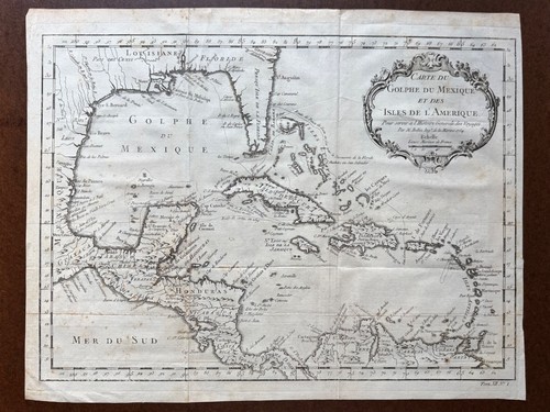 Mappa antica carte golphe - "carte,