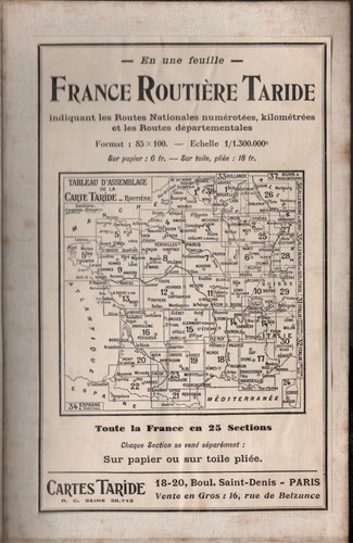 Mappa del dipartimento - del,