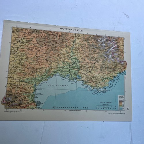 1950 mappa spagna - mappa, e