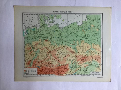 Cartina vintage europa - vintage,
