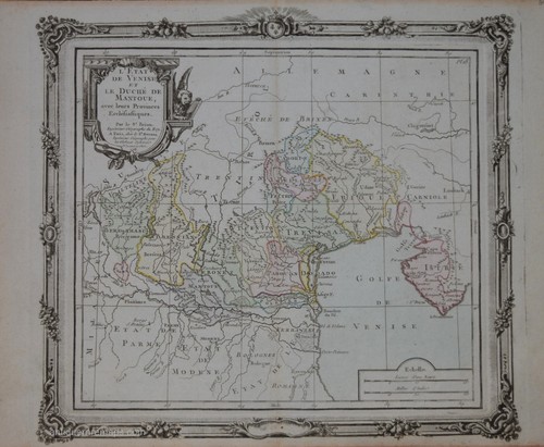 Antico originale una mappa - antico,