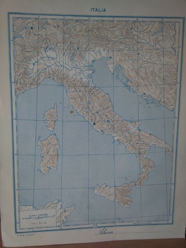 Cartina geografica italia - cartina, italia 