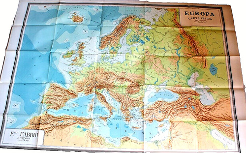 Maxi cartina geografica europa - maxi,