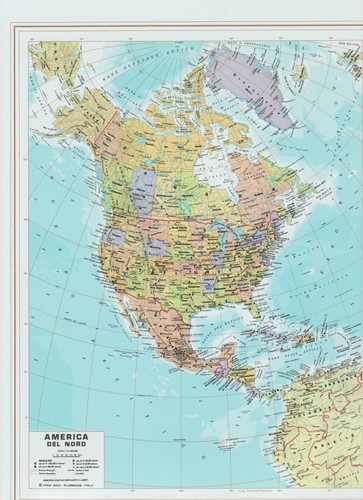 Cartina geografica america - geografica,
