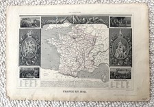 Bellissima mappa d'epoca della